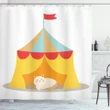 Furry Cat In A Circus Shower Curtain Shower Curtain