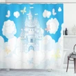 Castle Butterfly Shower Curtain Shower Curtain