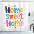Typography Phrase Shower Curtain Shower Curtain
