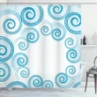 Water Waves Shower Curtain Shower Curtain