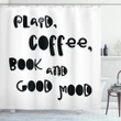 Plaid Coffee Mood Shower Curtain Shower Curtain