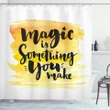 Motivating Words Shower Curtain Shower Curtain
