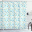 Aquatic Seashells Shower Curtain Shower Curtain