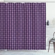 Monotone Style Small Squares Shower Curtain Shower Curtain