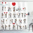 Couple On Clouds Shower Curtain Shower Curtain
