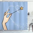 Hand With Star Magic Wand Shower Curtain Shower Curtain
