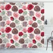 Lotus Pot Roses Agave Shower Curtain Shower Curtain