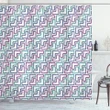 Trippy Maze Tiles Shower Curtain Shower Curtain