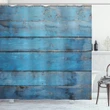 Watercolor Wooden Planks Shower Curtain Shower Curtain