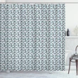 Trippy Zig Zag Herringbone Shower Curtain Shower Curtain
