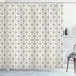 Grid Inspired Polygonals Shower Curtain Shower Curtain
