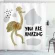 You Are Calligraphy Shower Curtain Shower Curtain