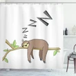 Arboreal Mammal Sleeping Shower Curtain Shower Curtain