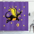 Moon And The Stars At Night Shower Curtain Shower Curtain