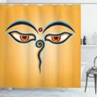 Ancient Figure With Eyes Shower Curtain Shower Curtain