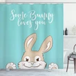 Some Bunny Loves You Shower Curtain Shower Curtain