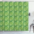 Abstract Hosta Plants Shower Curtain Shower Curtain
