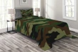 Uniform Inspired Fashion Pattern Printed Bedspread Set Home Decor
