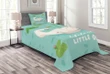 Baby Swan Welcoming Pattern Printed Bedspread Set Home Decor