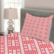 Russian Slavic Stitch Pattern Printed Bedspread Set Home Decor