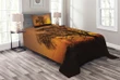 Old Oak At Sunset View Printed Bedspread Set Home Decor