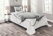 Futuristic Forms Image Printed Bedspread Set Home Decor