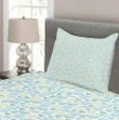 Octopus Crab And Fish Pattern Printed Bedspread Set Home Decor