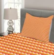 Modern Line Graphic Design Printed Bedspread Set Home Decor