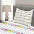 Apparatus Colorful Solution Printed Bedspread Set Home Decor