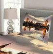 Surreal Evening Big Ben Pattern Printed Bedspread Set Home Decor