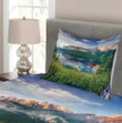 Sunny Summer Morning Printed Bedspread Set Home Decor