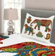 Animals Ornate Printed Bedspread Set Home Decor