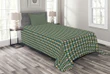 Abstract Wavy Line Art Pattern Printed Bedspread Set Home Decor
