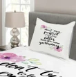 Inspiration Boost Flower Pattern Printed Bedspread Set Home Decor