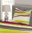 Grunge Inspired Lines Pattern Printed Bedspread Set Home Decor