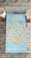 Paisley Floral Printed Bedspread Set Home Decor