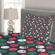 Brushed Floral Design Pattern Printed Bedspread Set Home Decor