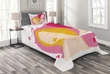 Feminine Sad Pattern Printed Bedspread Set Home Decor