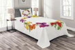 Butterfly With Herbs Printed Bedspread Set Home Decor