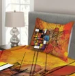 Geometric Image Colorful Pattern Printed Bedspread Set Home Decor