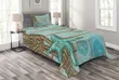Summer Travel Starfish Pattern Printed Bedspread Set Home Decor