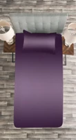 Modern Hollywood Purple Pattern Printed Bedspread Set Home Decor