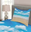 Exotic Hawaiian Scene Calming Pattern Printed Bedspread Set Home Decor