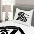Animal Design Black Pattern Printed Bedspread Set Home Decor