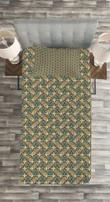 Boho Mandala Patchwork Pattern Printed Bedspread Set Home Decor