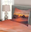 Sunrise In Swiss Alps Printed Bedspread Set Home Decor
