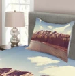 Canada River And Trees Printed Bedspread Set Home Decor