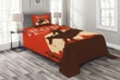 Rodeo Cowboy Rides Bull Pattern Printed Bedspread Set Home Decor