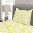 Cheerful Smiling Characters Printed Bedspread Set Home Decor