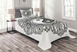 Floral Yoga Printed Bedspread Set Home Decor